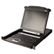 1U 17 inch KVM console met 8 port KVM Switch x PS/2