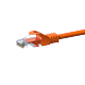 UTP CAT5e patchkabel 1m oranje - 100% koper