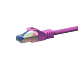 CAT6a S/FTP (PIMF) patchkabel 0,25m roze
