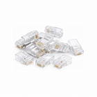 DANICOM UTP CAT6 RJ45 Connector - voor stugge kern - 10 stuks