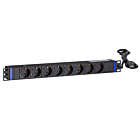 19 inch 8 voudige stekkerdoos met C14 stekker