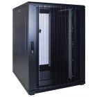 22U serverkast met geperforeerde deur 800x1000x1200mm (BxDxH)
