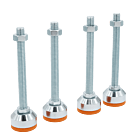 Set extra hoge stelpoten voor alle serverkasten