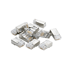DANICOM FTP CAT6 RJ45 Connector - voor stugge kern - 10 stuks