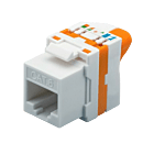 Cat6 UTP Keystone Connector - Toolless Twist
