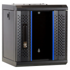 10 inch 4U serverkast met glazen deur 312x310x264mm (BxDxH)