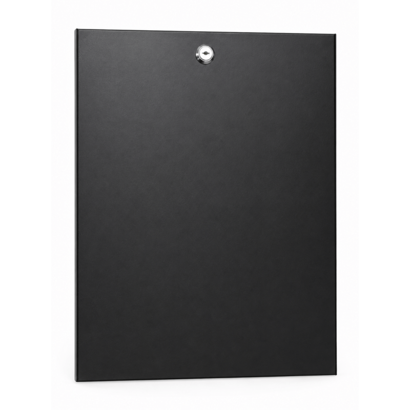 12U zijpaneel voor 10" serverkasten - 450mm diep met slot