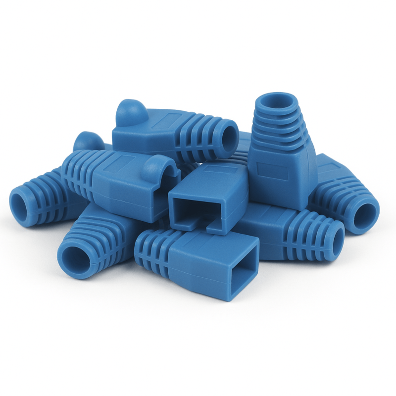 DANICOM RJ45 Kabeltule Blauw - 10 stuks