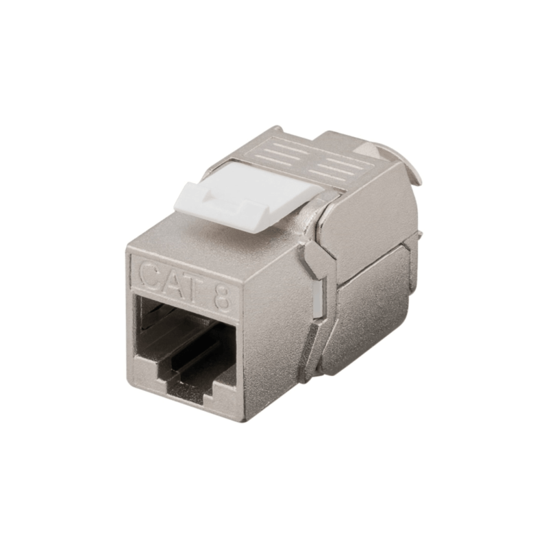 CAT8 STP Keystone Connector - Toolless
