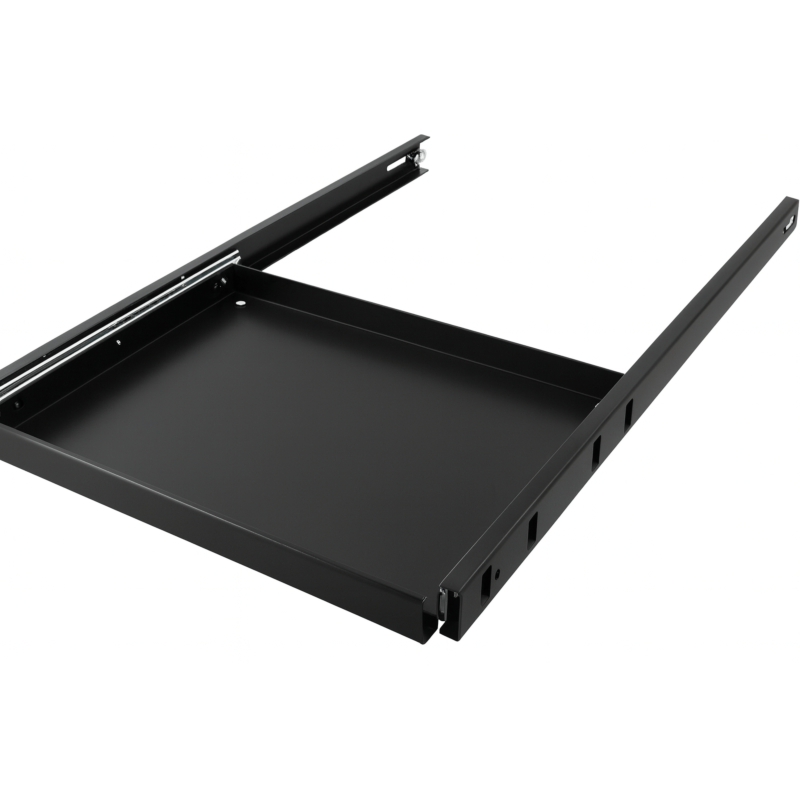 1U, 19 inch uitschuifbaar legbord, voor 1000mm diepe serverkasten