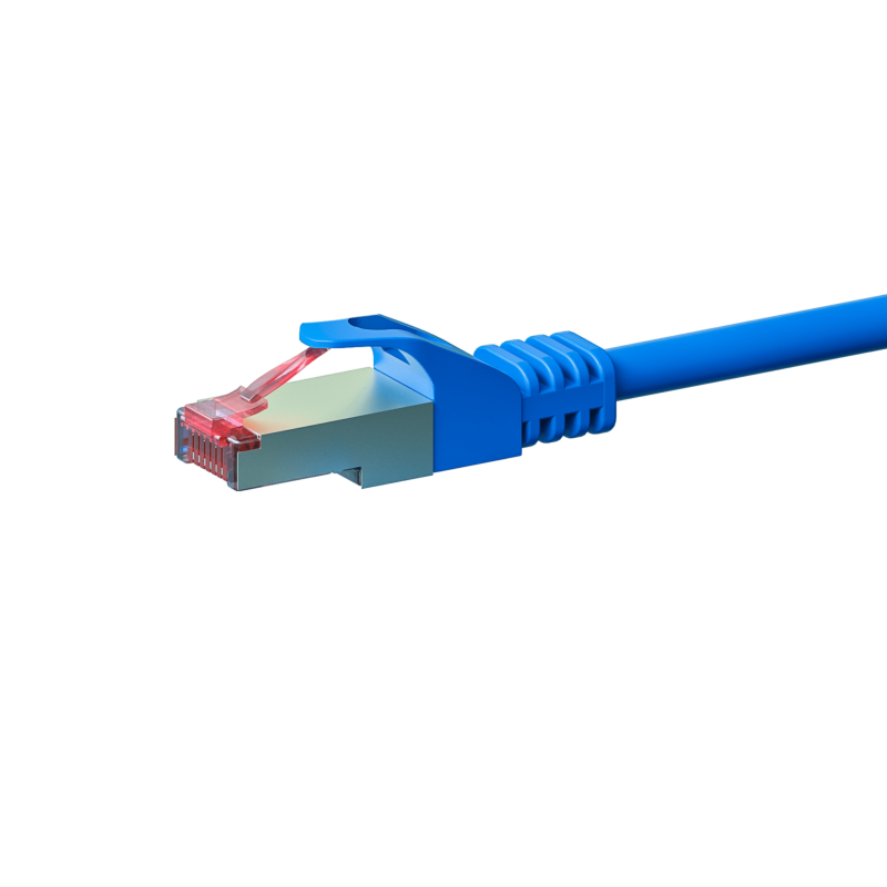 CAT6 S/FTP (PIMF) patchkabel 10m blauw 