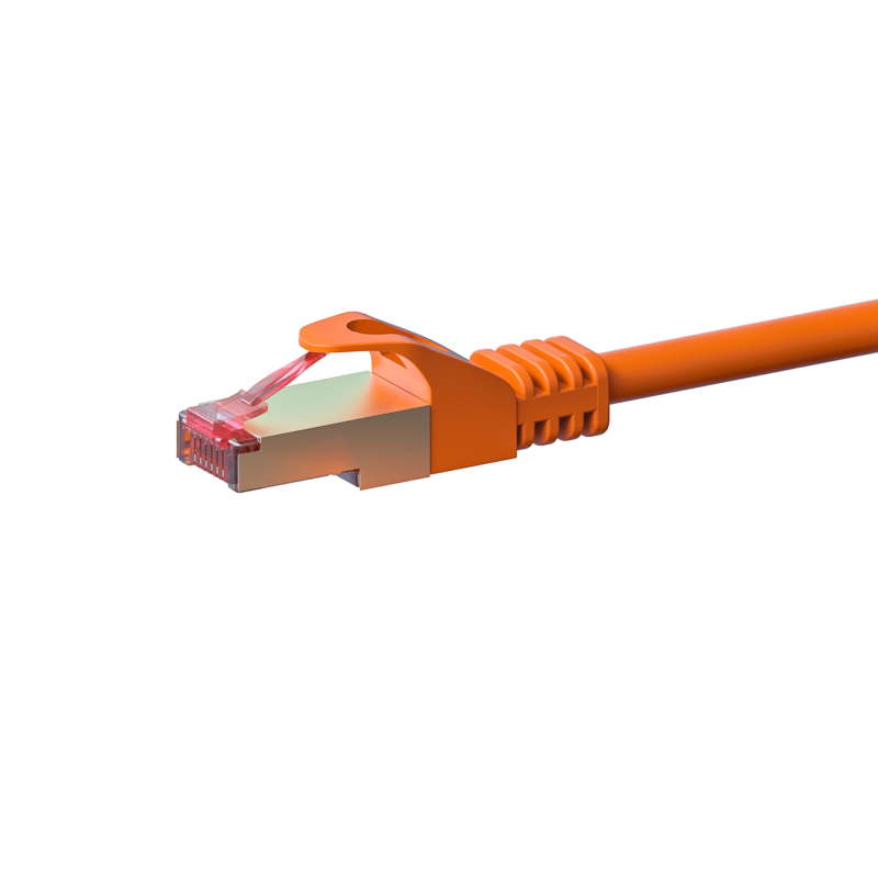 CAT6 S/FTP (PIMF) patchkabel 10m oranje 