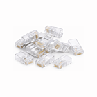 DANICOM UTP CAT6 RJ45 Connector - voor stugge kern - 10 stuks
