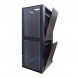 42U compartiment serverkast met glazen voordeur -2x20U - 800x800x2000mm (BxDxH)