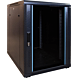 15U mini serverkast met glazen deur 600x800x860mm (BxDxH)