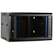 4U wandkast met glazen deur 600x450x280mm (BxDxH)