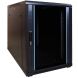 15U mini serverkast met glazen deur 600x1000x860mm (BxDxH)