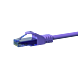 UTP CAT6a patchkabel 0,15m paars - 100% koper
