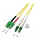 OS2 duplex glasvezel kabel LC/APC-SC/APC 3m