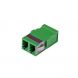 Singlemode keystone koppeling LC-LC duplex groen