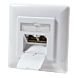 CAT6a UTP / STP inbouwdoos, wit