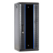 10 inch 15U serverkast met glazen deur 370x450x752mm (BxDxH)