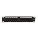 10 inch CAT6a UTP patchpaneel - 12 poorts