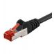 CAT6 S/FTP (PIMF) patchkabel 25m zwart