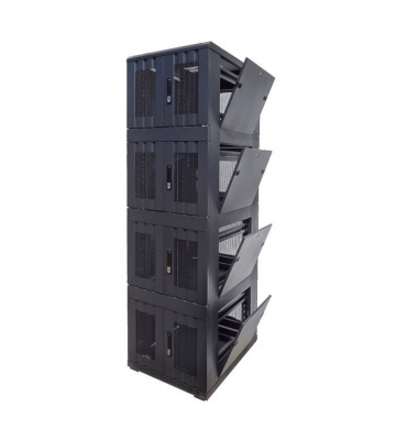 42U compartiment serverkast met geperforeerde deur - 4x9U -  800x1000x2000mm (BxDxH)