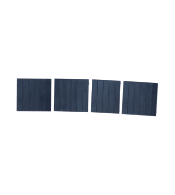 Afdekplaatjes voor 3U DIN rail switch box, set van 4