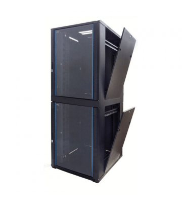 48U compartiment serverkast met geperforeerde deur -2x20U -  800x800x2200mm (BxDxH)