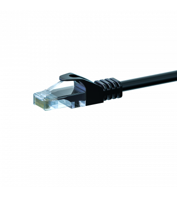 UTP CAT5e patchkabel 7,5m zwart - 100% koper