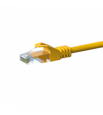 UTP CAT5e patchkabel 10m geel - 100% koper