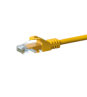 UTP CAT5e patchkabel 50m geel - 100% koper