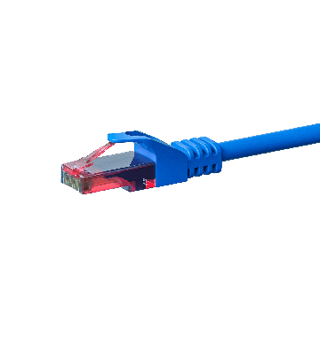 UTP CAT6 patchkabel 0,50m blauw - 100% koper