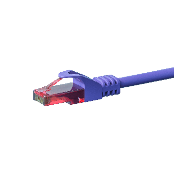 UTP CAT6 patchkabel 10m paars - 100% koper