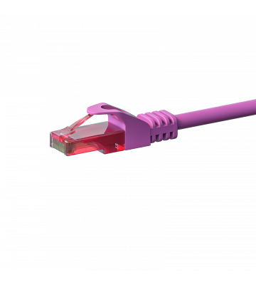 UTP CAT6 patchkabel 2m roze - 100% koper