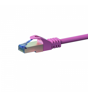 CAT6a S/FTP (PIMF) patchkabel 5m roze