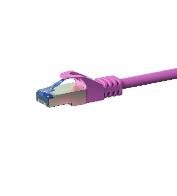 CAT6a S/FTP (PIMF) patchkabel 50m roze