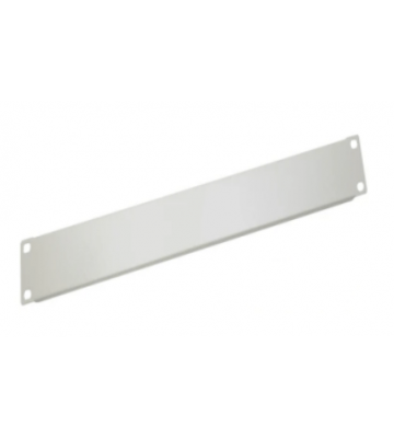 19 inch afdekpaneel - 2U wit