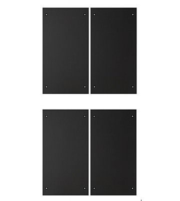 Datacenter set zijpanelen voor 48U kasten, 1000mm diep