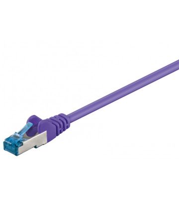 CAT6a S/FTP (PIMF) 0,25m paars