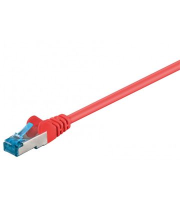 CAT6a S/FTP (PIMF) 0,25m rood