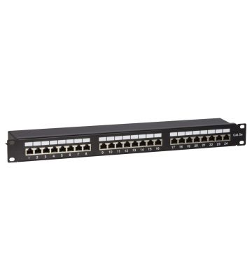 CAT5e FTP patchpaneel - 24 poorts