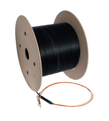 OM3 glasvezel kabel op maat 24 vezels incl. connectoren