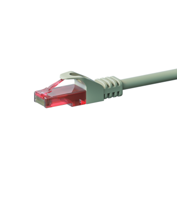 UTP CAT6 patchkabel 0,25m grijs - 100% koper