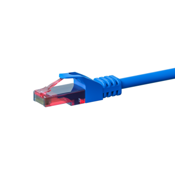 UTP CAT6 patchkabel 0,25m blauw - 100% koper