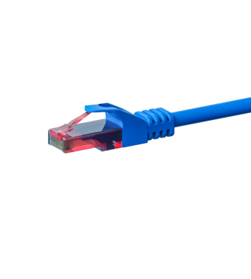 UTP CAT6 patchkabel 0,15m blauw - 100% koper