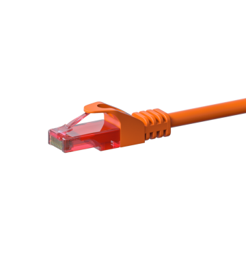 UTP CAT6 patchkabel 0,15m oranje - 100% koper