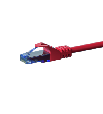 UTP CAT6a patchkabel 7,50m rood - 100% koper